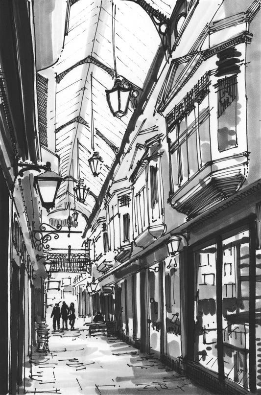 Cardiff Arcade Walking