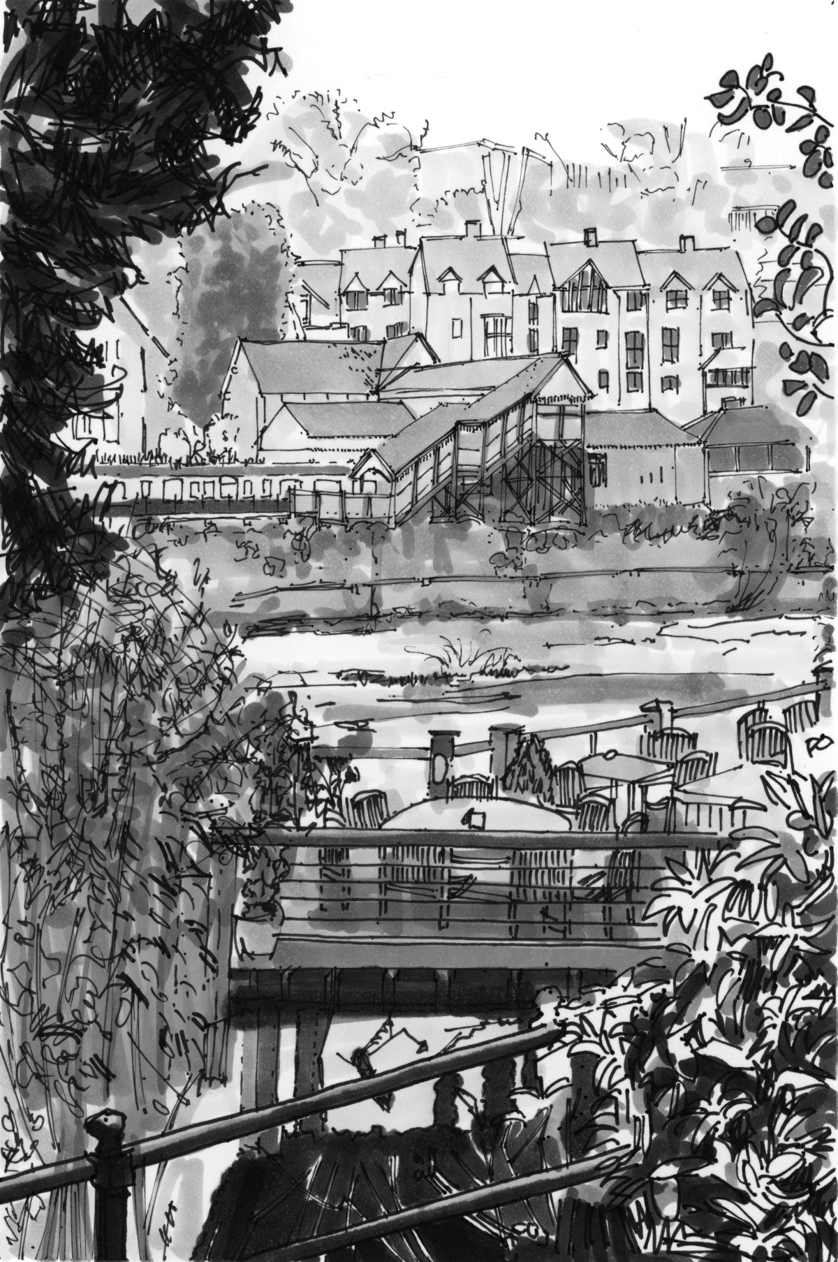 Llangollen, Afon Dyfrdwy River Dee